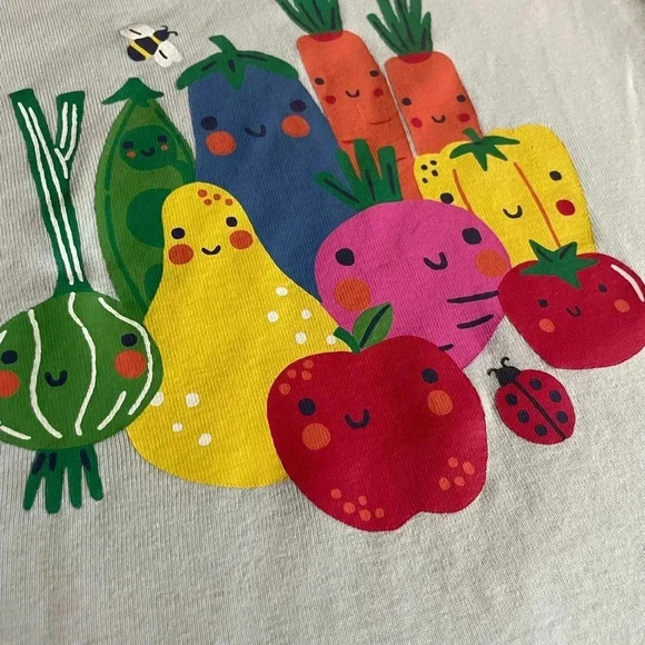 Mini Boden Fruit Print Long Sleeve/Pants Pajama Set Size 13Y Girls - Picture 4 of 7